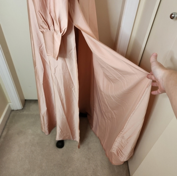 NWT pink long sleeve bridesmaids dress - Picture 6 of 11